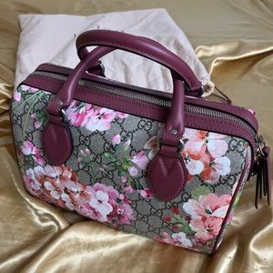 AUTHENTIC Gucci Small Boston Blooms Crossbody Bag
